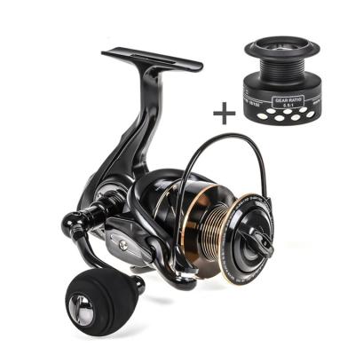 China WEIHE 13+1BB Aluminum Alloy Fishing Reel Smooth Two Cups Fishing Reel Powerful Saltwater Spinning Fishing Reels for sale