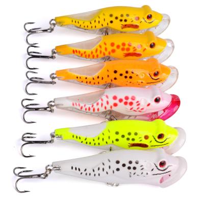 China WEIHE 13g 8cm plastic top water wobbler plastic hard pppper fishing lure sea fishing groundbait for sale