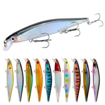 China Wholesale ABS WEIHE In Good Price 13g 11cm Minnow Running Plastic Sinking Hard Fishing Lure For 0.5-2m for sale