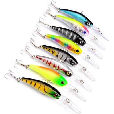 China ABS WEIHE Wholesale Plastic Bait 10cm Artificial Minnow 7.8g Hard Lure Minnow Lure for sale