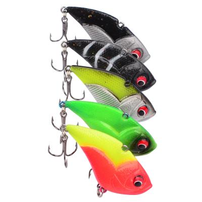 China WEIHE Fishing Lure Metal VIB Sinking Metal Long Casting 8# Full Swim Baits Hook for sale