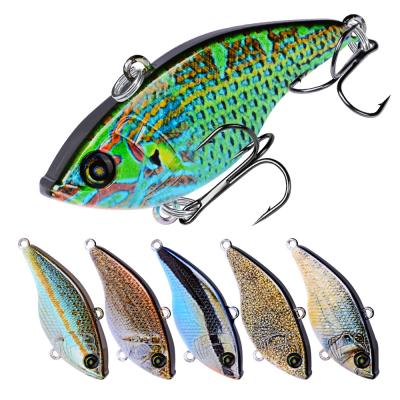 China wholesale plastic 14g 5.4cm mini VIB plastic sinking vibrating fishing lure for sale