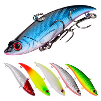 China WEIHE Weihai Manufacturer Supply 70mm VIB Lure Lures Plastic Trolling Fishing Tackle for sale