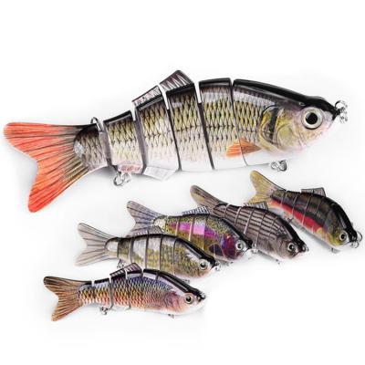 China Weihe Swimbait 20cm Artificial Plastic 110g Swim Bait Multi Jointed Hard Fish Lifelike Fishing Lure WHMT-D6C for sale