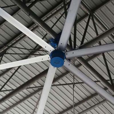 China Industry 16ft 24ft 20ft BLDC HVLS fans factory ceiling air vents pmsm large huge huge bigass cow cooling for sale