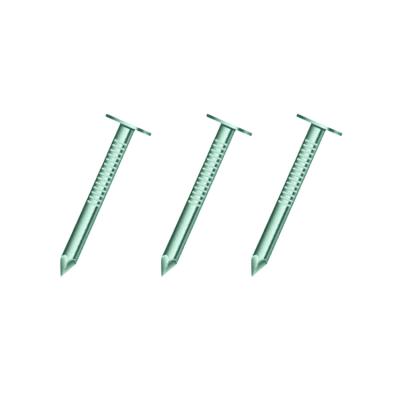 China Flat High Quality Factory Hot Dip Galvanized Assembled Coil Nails Roofing Nails for sale