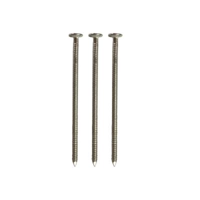 China Ring Pallet Screw Shank Smooth Round Bulk Galvanized Flat Head Building Coil Flat Joint Nails for sale