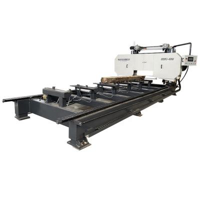 China Horizontal Woodworking Machinery Electric Band Slitter Portable Wood Band Sawmill Cutting Logs for sale