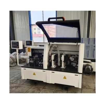 China Semi Automatic Factory Carpentry Edge Banding Machines Wood Gluing Fine Trimming for sale