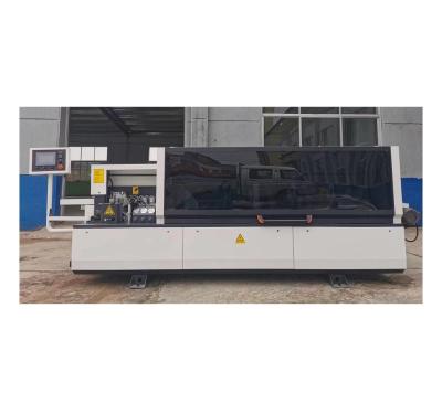 China Building Material Shops Full Automatic Woodworking Double Trimming Edge Banding Machine for sale