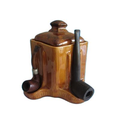 China Cigar pipe holder and custom bulk ceramic humidifier cigar pipe holder and humidifier for sale