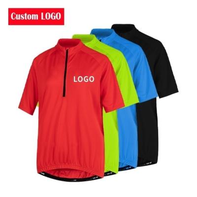 China Amazon Breathable Hot Sale Mens Cycling Cycling Jersey Short Sleeve With 3 Back Pockets Cycling Wear Custom White Tilted Cycling Jerseys for sale