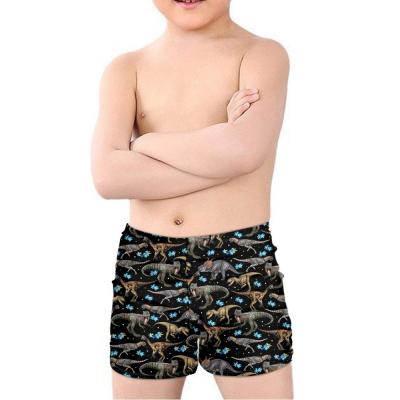 China High Quality Viable Swimwear Cartoon Dinosaur Printing Summer Swim Trunks Kids Swimwear Shorts Toddler Boy Gentleman Shorts Pants for sale