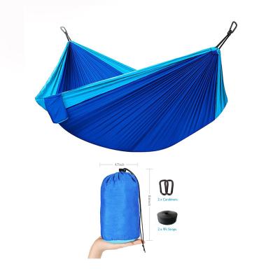 China Wholesale High Quality Adult Nylon Rip Resistant Top Popular Stop Hammock Portable Fabric Hammock for sale