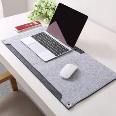 China Contracted Polyester Fiber Waterproof Felt Table Mat, Soft Computer Mouse Pad Office Felt Protective Felt Mouse Pad for sale