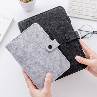 China New Hardcover Fashion Felt Book Cover For Notebook Book Protectors School Supplies For Students for sale