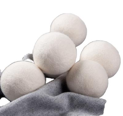 China Eco-fiendly Naturals Handmade Organic Products Laundry Drying Wool Drier Balls for sale