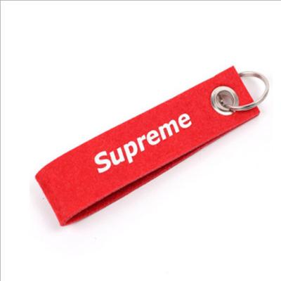 China Gift RPET Key Chain Key Chain Felt key chain with customizable logo. for sale