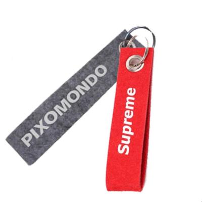 China Cheap Gift RPET Key Chain Felt Key Chain Key Chain With Logo for sale