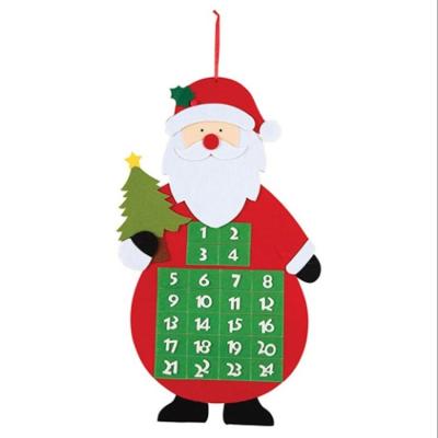 China Polyester Christmas Home Door Decoration Educational DIY Gifts Felt Christmas Tree for sale