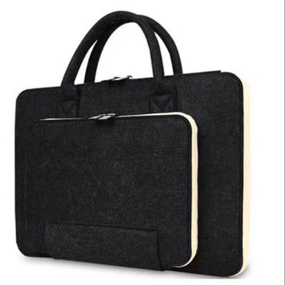 China Customized Anti-theft Polyester Notebook Sleeve Towel Tablet Portable Cover Felt Laptop Bag For Student Women Men for sale