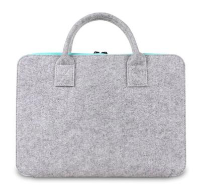 China Hot sale wholesale price anti-theft computer bag felt laptop sleeve bag with handle for sale