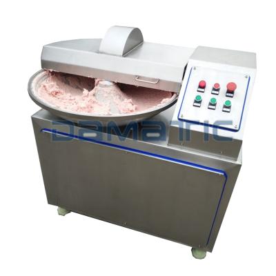 China Easy Operation Industrial Damatic Burger Meat Emulsify Vegetable Bowl Chopper Machine/Sausage Meat Bowl Cutter Machine for sale