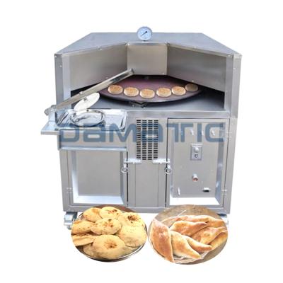 China Easy commercial industrial arabic chapati naan roti lavash tortilla bread pita bread rotary operation oven baking machine for sale price for sale