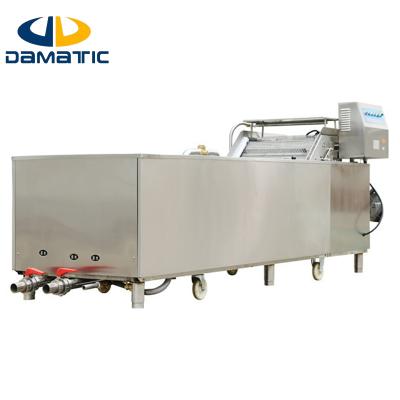 China High Yield Vegetable Processing Machine / DAW650 Air Fruit And Vegetable Industrial Washing Machine for sale