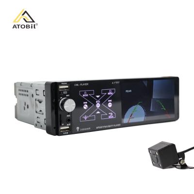 China Phone Charging BT Mirror Link Camera Reverse Camera 1 Inch Full Din Car MP5 Player 4.1 Din Car Stereo Radio for sale