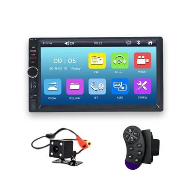 China 7 Inch Touch Screen Car MP5 Player Car Stereo Audio USB TFcard Mirror Link 2din Support Reverse Auto Radio Camera for sale