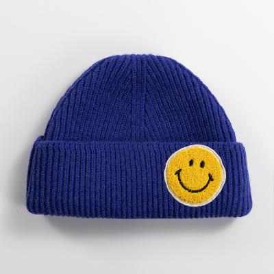 China COMMON High Quality Custom Unisex Acrylic Knit Beanie Winter Hat Multi Color for sale