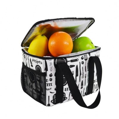 China Waterproof Customization Insulated Nylon Custom Printed Lunch Boxes Cooler Bag for sale