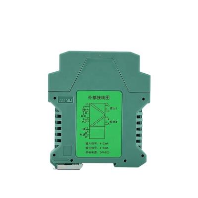 China Signal Isolator DC Current Voltage Transmitter , 4-20mA One In Two One In Distribution Conversion Module for sale