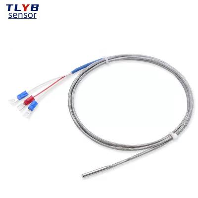 China 304 Stainless Steel 4*30mm PT100 Temperature Sensor Platinum Resistor for sale