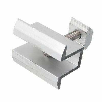 China Anti-Corrosion Adjustable Solar End Clamp Bracket Tile Roof Hook For Solar Panel Mounting for sale