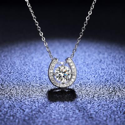 China CLASSIC Jewelry Moissanite Diamond Pendant Women Necklace Sterling Silver Water Drop Pendant 925 Christmas Pendant for sale