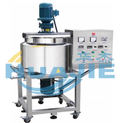 China Electric Jacketed Kettle With Homogenizer Massage Oil Machine Massage Oil Mixer Machine Hand Sanitizer Machine for sale