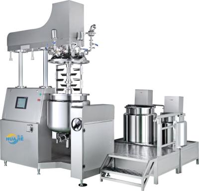 China Plc Vacuum Emulsifier Homogenizer Mixer Machine Best Price Liquid Emulsifying Homogenizer Tank Homogenizer Reactor for sale