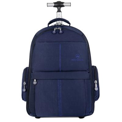 China High Quality China Supplier Wholesale Kids Backpack Trolley School Stylish Wheeled Backpack for sale