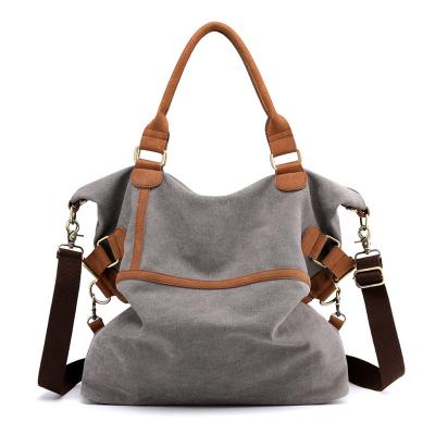 China High Quality Elegant Women Large Body Shoulder Bag Canvas Single Cross Handbags for sale