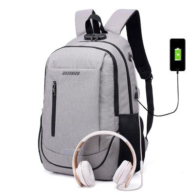 China With USB Fashion Anti-theft Laptop Bag Backpack With USB Port For College School for sale