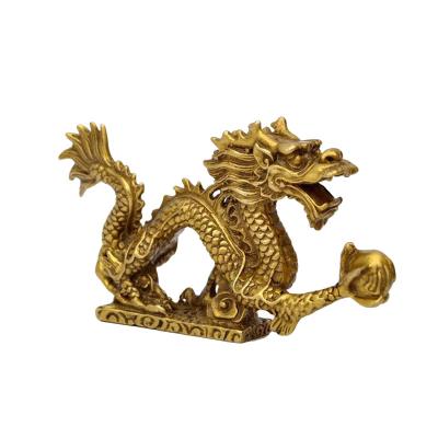 China Chinese CLASSIC Dragon Brass Statue Sculpture for sale