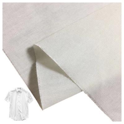 China Sustainable Wholesale tc Poplin Fabric Cotton Textile Shirt Fabric 40*40 45*45 Printed Base Plain Fabrics Popeline Tessuti Cotone Camicia for sale