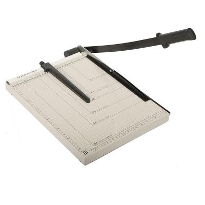 China Cutting Manual Paper A4 B3 Metal Building Guillotine Paper Cutter Office and School Stationery Equipment for sale