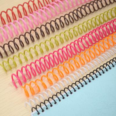 China Cheap Single Crest Plastic Spiral Wire Price Plastic Spiral Coil Binding For Book Binding for sale