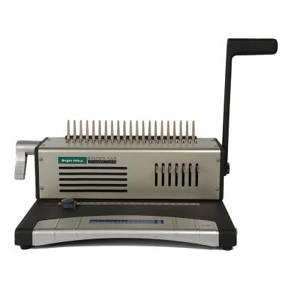 China Metal+plastic Manual A3 Spiral Comb Binding Machine Plastic Best Quality Office Stationery for sale