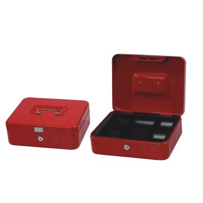 China Metal Cash Money Box Good Quality Security Cash Box Piggy Bank Cash Box With Lock for sale