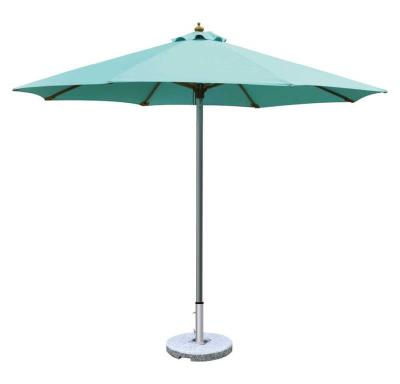 China New Year Size Wooden Umbrella Garden Beach Floor Stand Wooden Stand Friendly Different Size Wooden Umbrella for sale