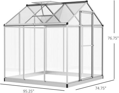 China Modern luxury outdoor portable greenhouse with agriculture tunnel for sale